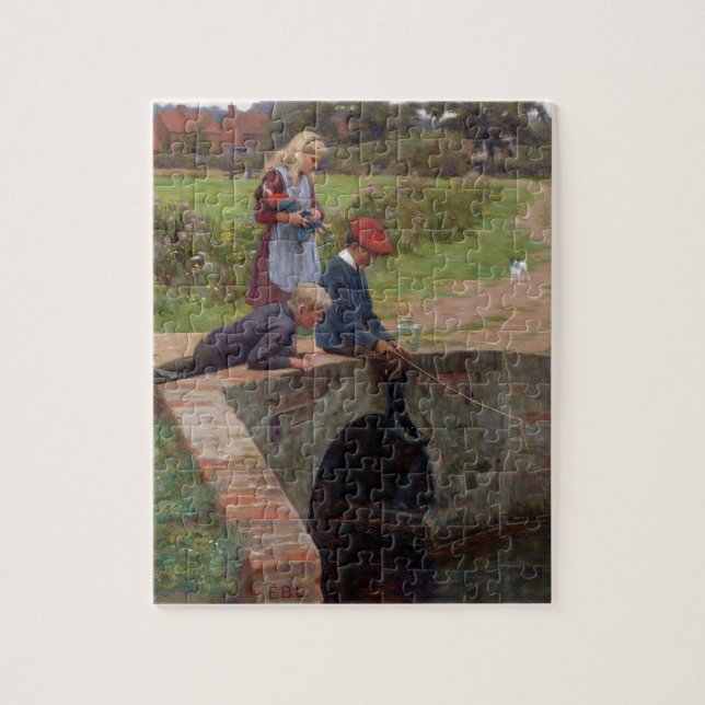 Puzzle Un mordisco, 1914 (aceite en el panel) (Vertical)