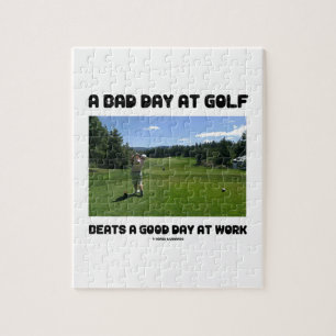 Puzzle Un mún día en el golf bate un buen día en el