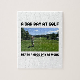 Puzzle Un mún día en el golf bate un buen día en el
