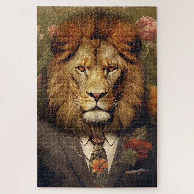 Puzzle Un negocio de leones (Vertical)