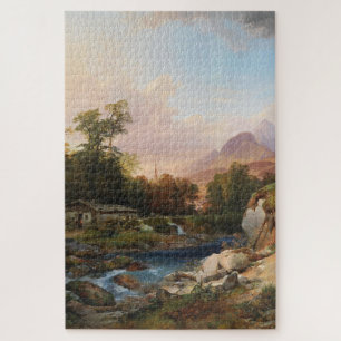 Puzzle Un paisaje montañoso con una sonrisa