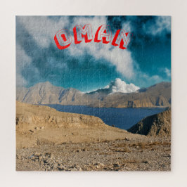 Puzzle Un paisaje rugoso y árido de Omán