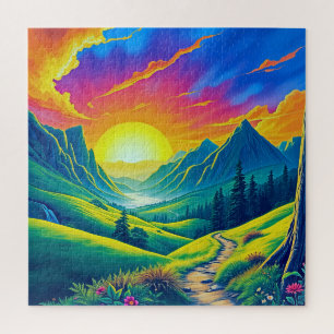 Puzzle Un paisaje surrealista