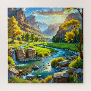 Puzzle Un paisaje vibrante