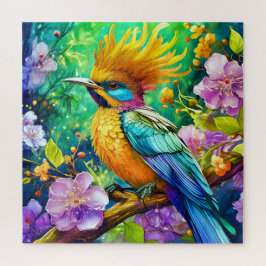 Puzzle Un pájaro colorido