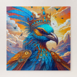 Puzzle Un pájaro coronado