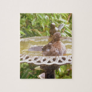 Puzzle Un Pájaro En La Bañera