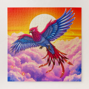 Puzzle Un pájaro fantástico e impresionante