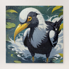 Puzzle Un pájaro llamativo