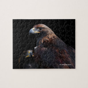 Puzzle Un par de hermosas águilas doradas