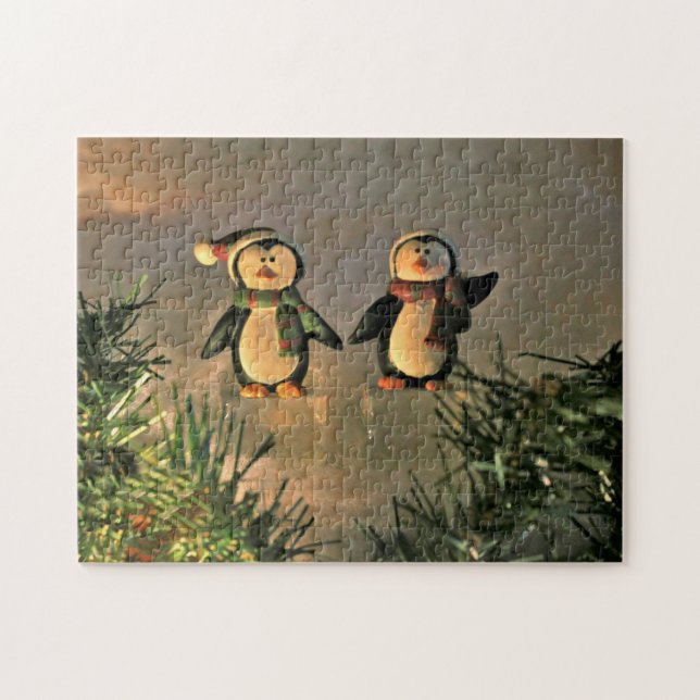 Puzzle Un par de pingüinos (Horizontal)