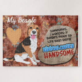 Puzzle Un pensamiento hilarante de tu Beagle