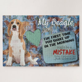 Puzzle Un pensamiento hilarante de tu Beagle