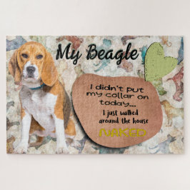 Puzzle Un pensamiento hilarante de tu Beagle