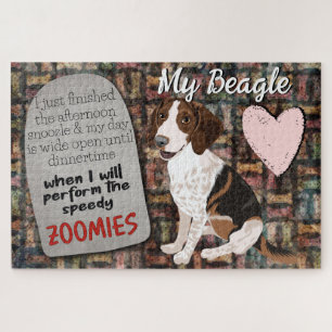 Puzzle Un pensamiento hilarante de tu Beagle