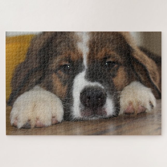 Puzzle Un Perro Cachorro (Horizontal)