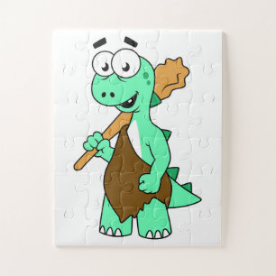 Puzzle Un Personalizado Tyrannosaurus Rex Caveman.