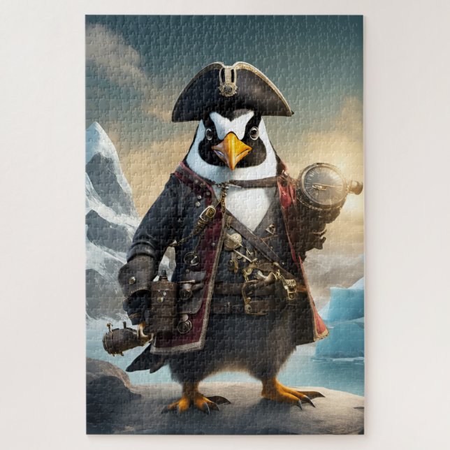 Puzzle Un pingouin pirate (Vertical)