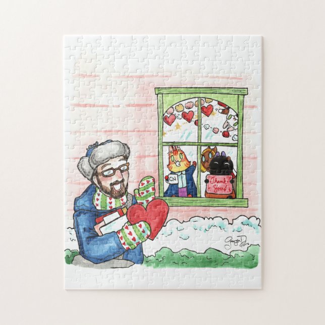 Puzzle Un raro descubrimiento del misterioso enigma Mailm (Vertical)