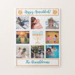 Puzzle Un regalo de Collage de fotos familiar Hanukkah Ke<br><div class="desc">Desde Charm Design Studio: Esta es una idea única y grandiosa para un regalo de Hanukkah -un rompecabezas con la foto de la familia- fácilmente personalizada con fotos favoritas y disfrutada para siempre como un aguijón. Esto es grande para un rompecabezas de 11 x 14 pulgadas. Cualquier pregunta o variación...</div>