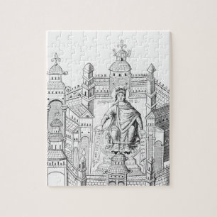 Puzzle Un rey de Carlovingian en su palacio,