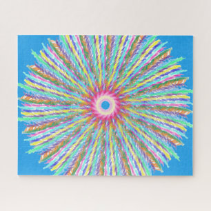 Puzzle Un sol de plumas (arte abstracto)