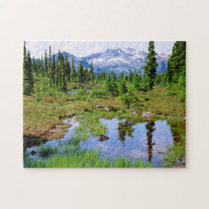 Puzzle Un tarn en el interior de la isla de Vancouver