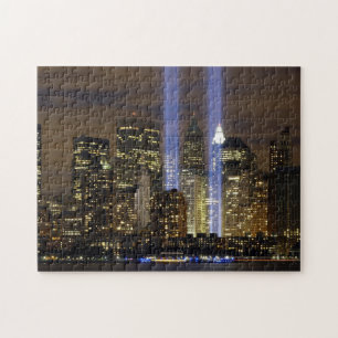 Puzzle Un tributo a las torres gemelas en 9/11.