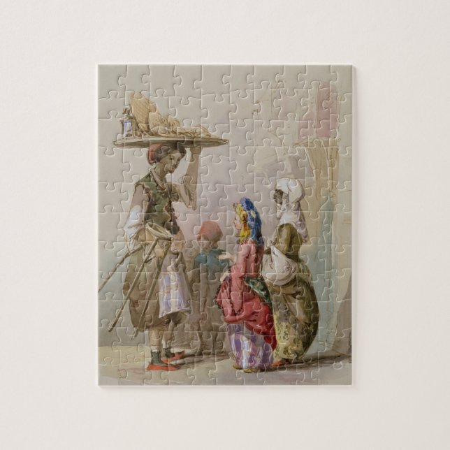 Puzzle Un vendedor del pote, c.1855 (Vertical)