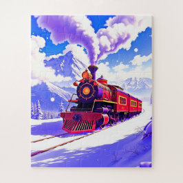 Puzzle Un viaje en locomotora de vapor para niños