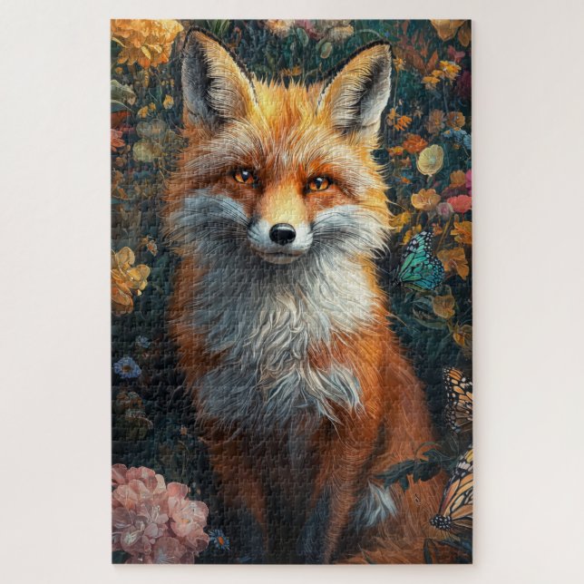 Puzzle Un zorro hiperrealista (Vertical)