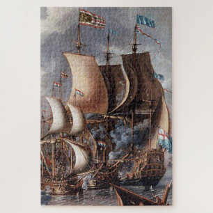Puzzle “Una batalla naval” de Lorenzo a Castro