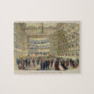 Puzzle Una bola enmascarada en el teatro de Fenice,