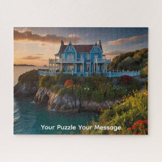 Puzzle Una casa abandonada y decrépita obra de arte en ac