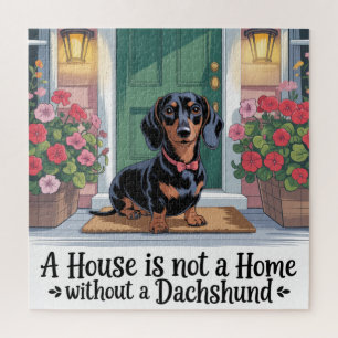 Puzzle Una Casa No Es Un Hogar Sin Un Dachshund