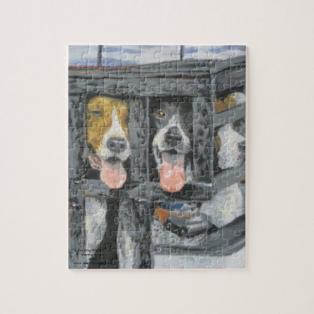 Puzzle "Una caza iremos " (Vertical)