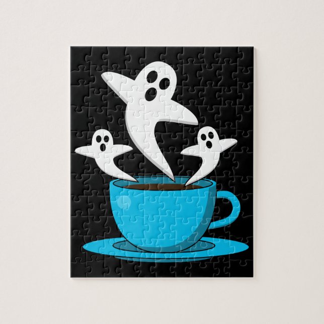 Puzzle Una copa de café para fumar fantasma (Vertical)