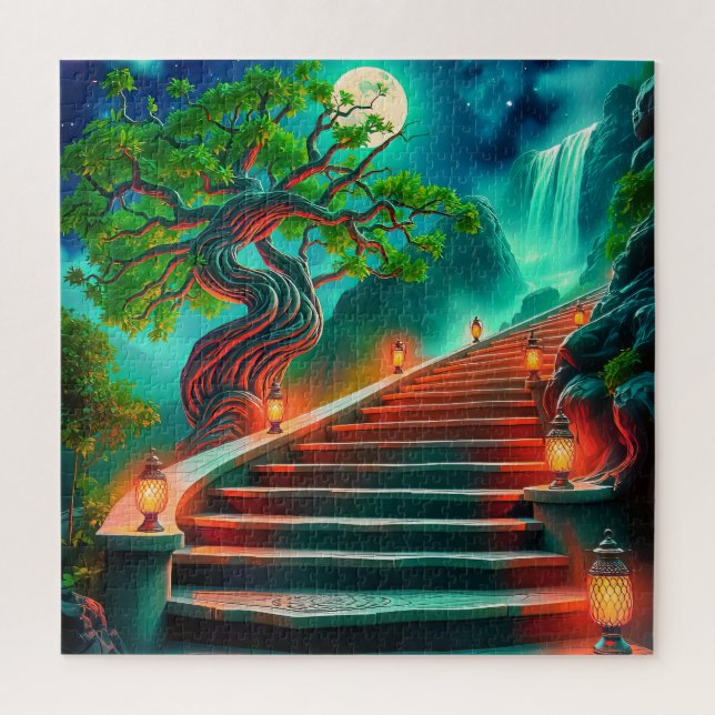 Puzzle Una escalera mágica (Vertical)