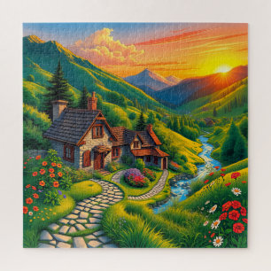 Puzzle Una escena campestre