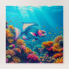 Puzzle Una escena submarina fascinante