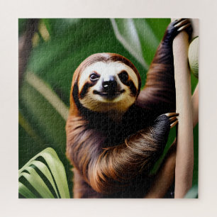 Puzzle Una eslogan sonriente y aguda