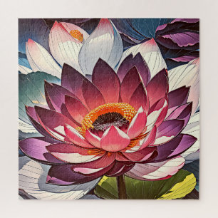 Puzzle Una flor de loto