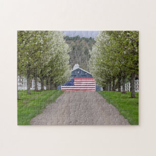 Puzzle Una granja americana