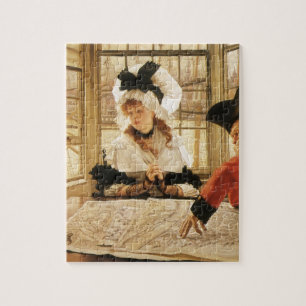 Puzzle Una historia aburrida de James Tissot, Bella Artes