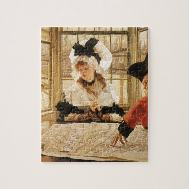 Puzzle Una historia aburrida de James Tissot, Bella Artes (Vertical)