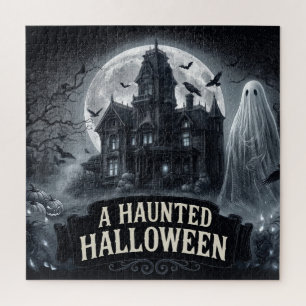 Puzzle Una ilustración gótica vintage de Halloween embruj