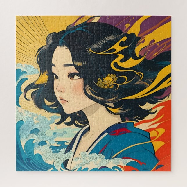 Puzzle Una joven vietnamita (Vertical)