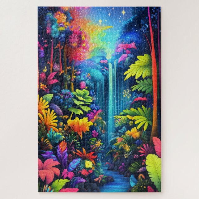 Puzzle Una jungla psicodélica (Vertical)