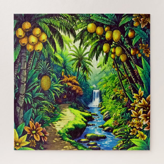 Puzzle Una jungla tropical (Vertical)