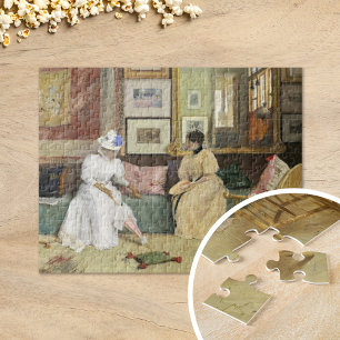Puzzle Una llamada amigable   William Merritt Chase